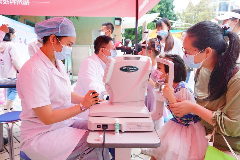 2021年福州市科技活動周開幕，眼健康科普體驗吸引百人圍觀